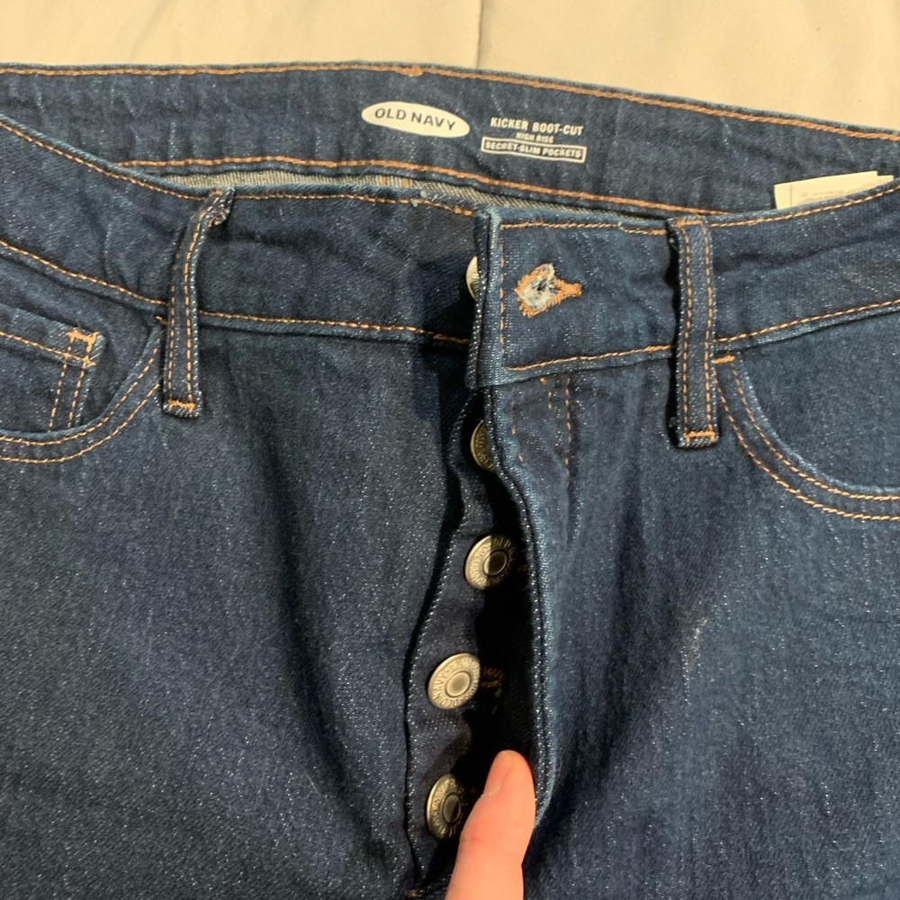 Old Navy kicker bootcut High rise jeans